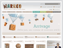Tablet Screenshot of narreo.fr